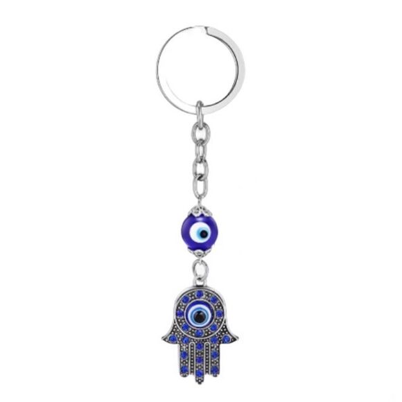 NWOT. Hamsa Hand with Evil Eye Protection 🪬 🧿 Keychain/Accessory. - Picture 3 of 8